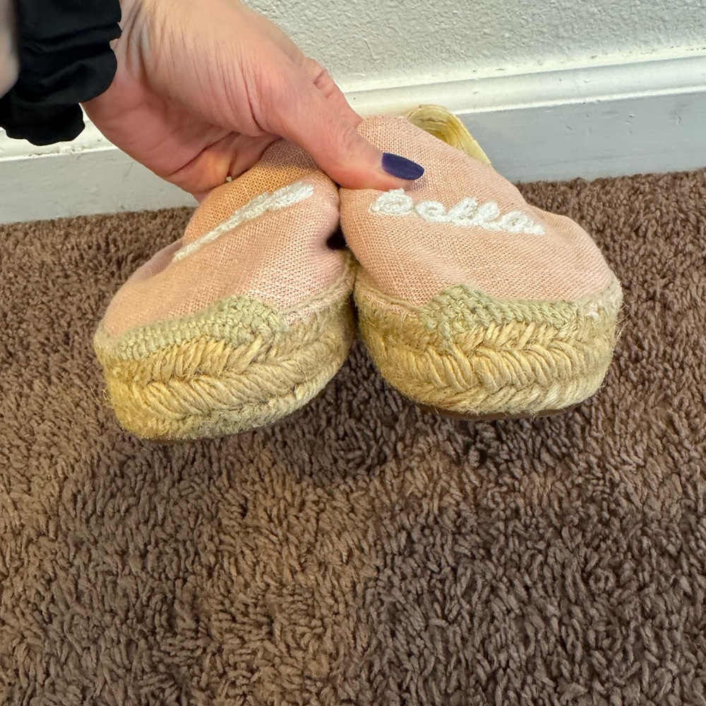 2 FOR $20 Soludos Ciao Bella Dusty Pink Jute Smoking Slipper Espadrille Sz 8.5 - Picture 4 of 9